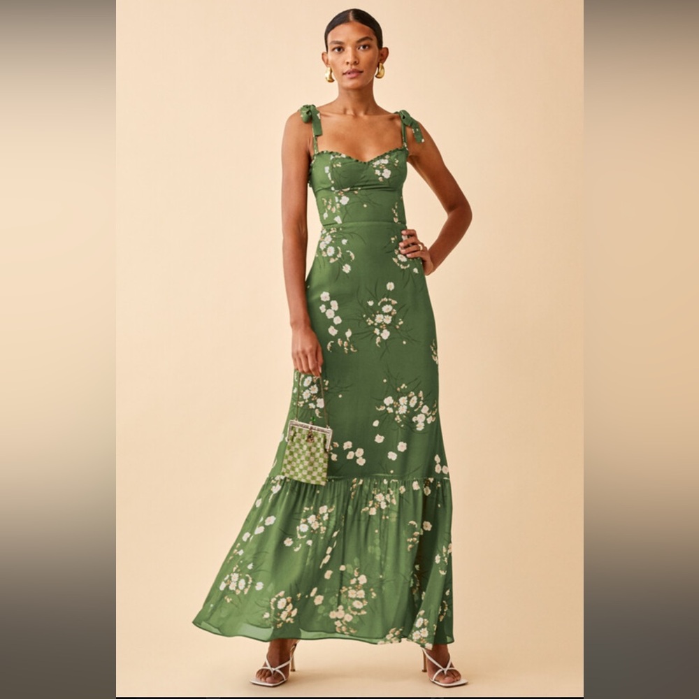 Reformation Jasen Maxi Dress in Lomita NWT Size 4